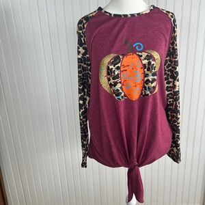 Autumn top, 50 polyandry 50 cotton